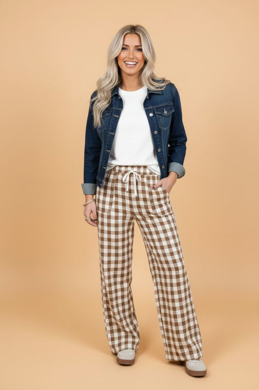 Gingham Pants